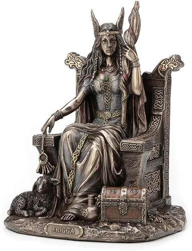 Vista 3 de Veronese Frigga - Estatua de la diosa nórdica del amor y el matrimonio
