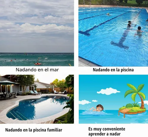 Vista 3 de Cinturón de ejercicio de flotación de EVA para natación, cinturón ajustable para entrenamiento de natación, herramientas de entrenamiento de 1 pieza