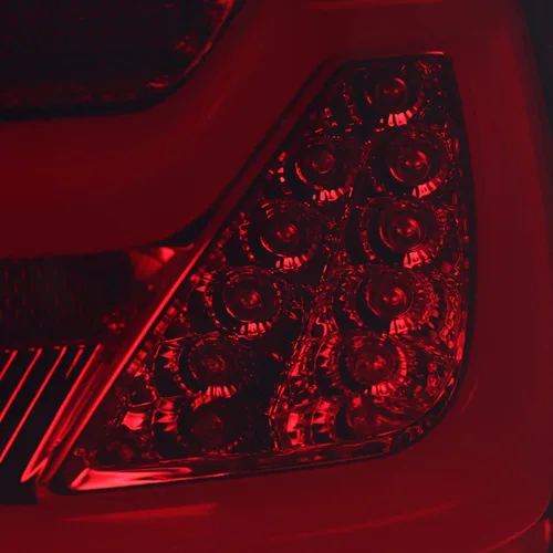 Vista 8 de SPEC-D TUNING Luces traseras LED de humo rojo compatibles con BMW E90 2005-2008 Serie 3 sedán de 4 puertas, conjunto de par izquierdo + derecho