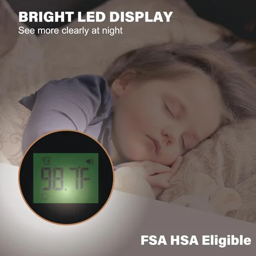 Vista 7 de Amplim 1701AE3 - Termómetro de frente, infrarrojo, digital, resistente para tomar la temperatura sin contacto, ideal para bebés, niños y adultos