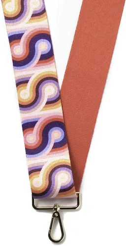 Vista 2 de Kedzie Interchangeable Classic Print Adjustable Length 55 Handbag Purse Strap Replacement 2-inch Wide Crossbody Strap