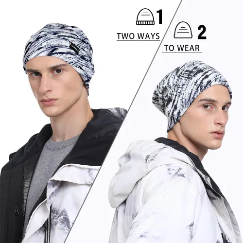 Vista 2 de WTACTFUL Gorro térmico cálido para invierno, para esquí, snowboard, al aire libre, hombres y mujeres, #04