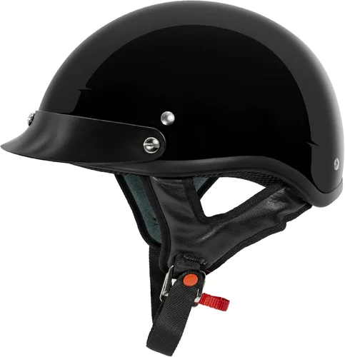 Vista 16 de VCAN Cruiser - Casco de motocicleta sólido, cobertura de media cara