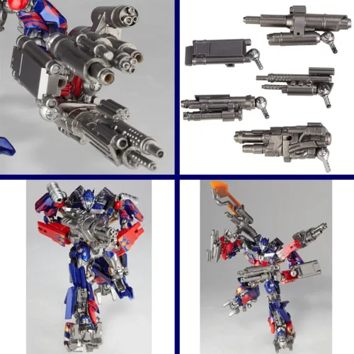 Vista 8 de Revoltech Transformers 3 Dark the Moon SciFi Super Poseable Figura de acción Optimus Prime