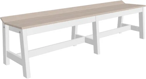 Vista 20 de Furniture Barn USA Poly Lumber - Banco de comedor de 41 pulgadas, caoba antigua multicolor (Antique Mahogany)