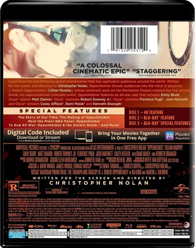 Vista 3 de Oppenheimer - 4K Ultra HD + Blu-ray + Digital 4K UHD