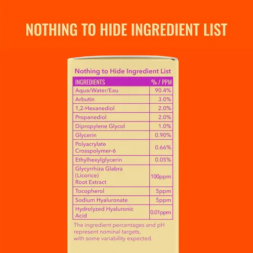 Vista 6 de Good Molecules - Suero iluminador de uso diario 1oz/30ml, suero facial hidratante con beta arbutina y ácido hialurónico para iluminar, hidratar