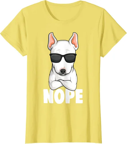 Vista 77 de Camiseta de perro Bull Terrier para niños y mujeres, Negro