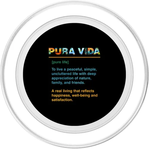 Vista 2 de Pura Vida Definition Happiness & Simple Life Centroamérica PopSockets MagSafe PopGrip para iPhone