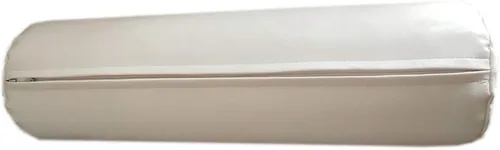 Vista 9 de Almohada cervical de piel sintética impermeable con cojín cervical redondo cilíndrico para el cuello, almohada de espalda de cintura, cojín de apoyo
