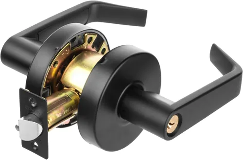 Vista 12 de Dynasty Hardware Cerradura de puerta de aula con llave, compatible con ADA, mango de bloqueo resistente de grado 2 para escuela, aula
