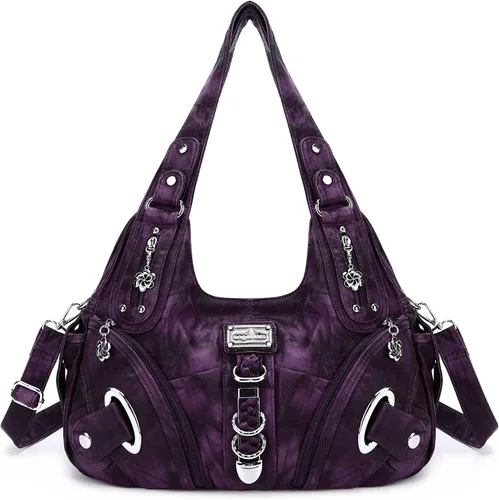Vista 22 de Angelkiss Hobo Carteras y bolsos para mujeres Bolso de mano para mujeres Carteras grandes Bolsos de hombro diarios Purses, handbags, Handbag