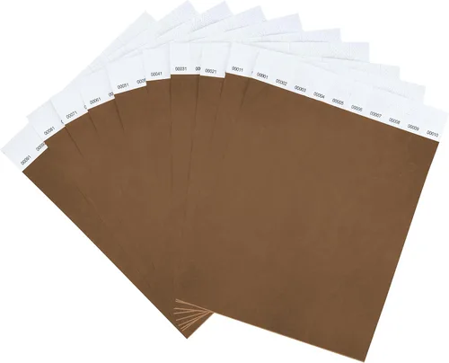 Vista 14 de DGBDPACK 100 pulseras de 1 a 100 números consecutivos, impermeables, a prueba de desgarros, pulseras de admisión, entradas (azul)