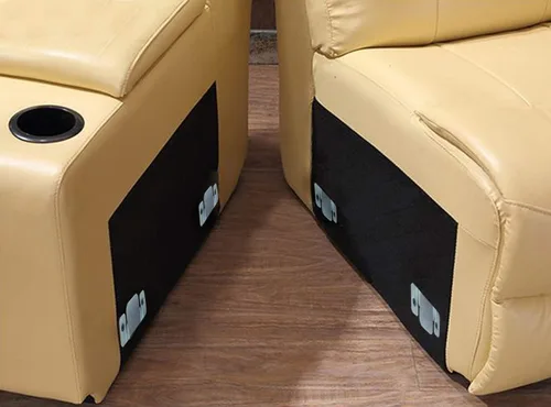 Vista 5 de Cerpourt Conectores de metal para sofá seccional de muebles, soporte de software de cierre de sofá seccional con tornillos para sofá biplaza