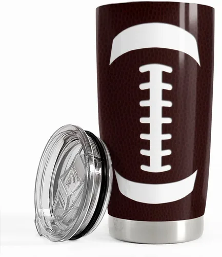 Vista 14 de SANDJEST Vaso de béisbol de 20 onzas con aislamiento de acero inoxidable, taza de viaje, vaso de béisbol para mujeres, hombres, mamá, regalos