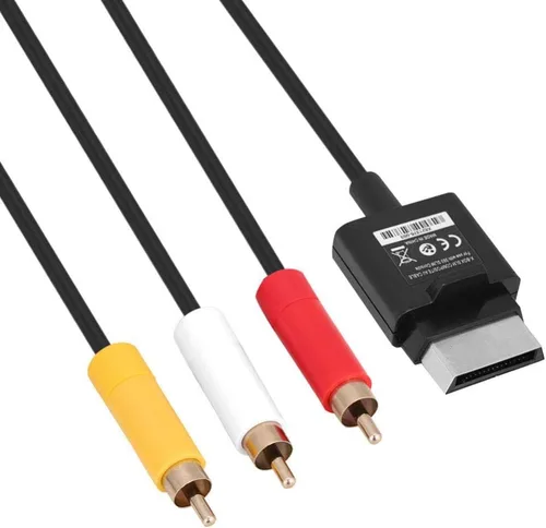 Vista 4 de Cable AV de TV, cable de 5.9ft, componente ABS, cable de audio y vídeo, cable para Xbox 360 Slim