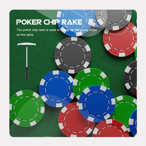 Vista 6 de ibasenice Rake telescópico de la viruta del póker que recoge la barra 27 pulgadas Metal plástico poker Chip colector para juegos y uso doméstico
