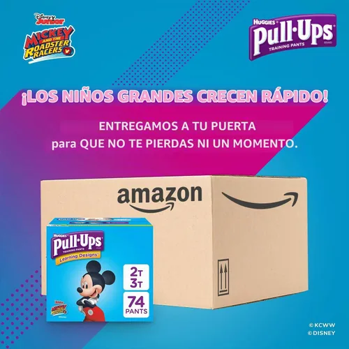 Vista 9 de Pull-Ups Learning Designs - Pantalones de entrenamiento para ir al baño para niños, 4T-5T (38-50 libras), 18 unidades (el embalaje puede variar)