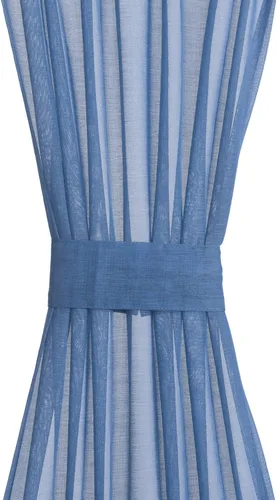 Vista 3 de Aquazolax Cortina fina para puerta francesa, elegante cortina de gasa sólida de 30 x 72 pulgadas, cortina con alzapaños para puerta de vidrio, 1