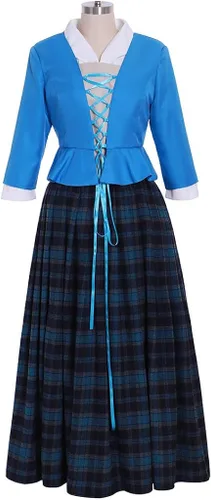 Vista 2 de Claire Fraser - Vestido para mujer de Escocia Highlander