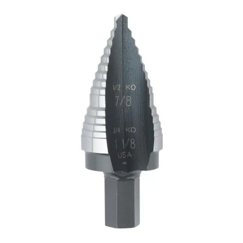 Vista 5 de Broca escalonada UniBit, de Irwin Tools, de 3/16 a 1/2 pulgada