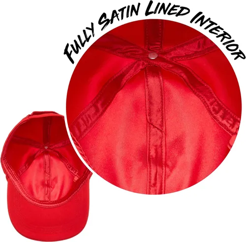 Vista 4 de Red by Kiss Baseball Cap Satin Lined Interior, One Size Fits All, Keyshia Cole Adjustable Cap