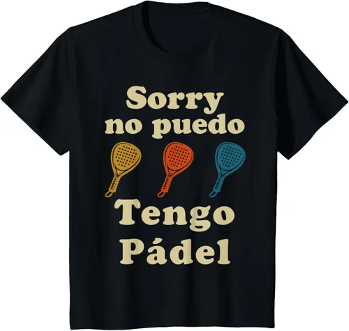 Vista 45 de Funny I Have Padel Player Sport en Español Camiseta Hombre