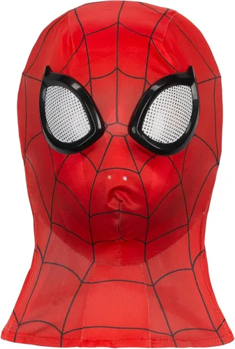 Vista 8 de Marvel Spider-Man - Disfraz oficial de Halloween Zentai para jóvenes, elastano elástico bidireccional con aberturas para la muñeca