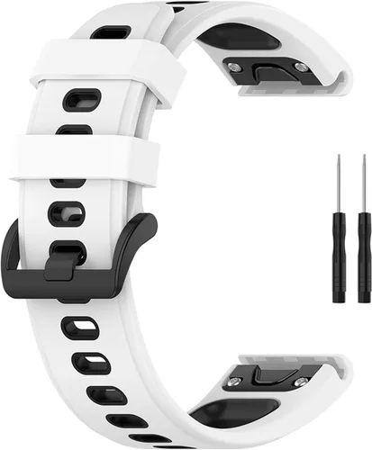 Vista 10 de Correa de reloj para Garmin Approach S62/S60, Instinct, Forerunner 945/935, Fenix 6/ GPS, correa de repuesto para reloj Oscuro