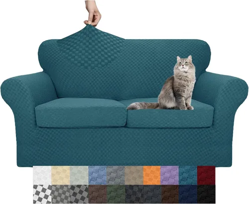 Vista 56 de YEMYHOM - Fundas elásticas para cojín individual, protector de sofá, silla, asiento, funda deslizante, funda suave de sofá, reemplazo, grande, a