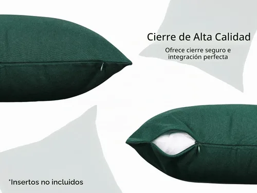 Vista 7 de PurpleEssences Juego de 2 fundas de almohada sólidas, 16 x 16 pulgadas