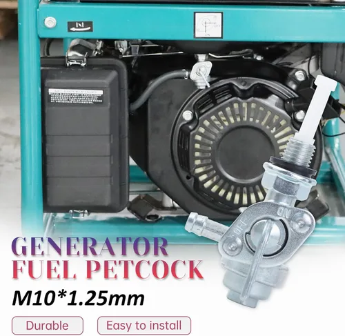 Vista 2 de WOTIAN llave de purga, interruptor de válvula de bomba de tanque de combustible para generador Champion Firman 5.5hp 6.5hp 7hp 8hp 9hp 11hp 13hp