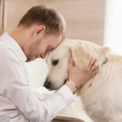 Vista 22 de PLwelth Pulseras de perro de cachorro para mujeres y hombres, regalos conmemorativos para amantes de las mascotas, regalos de amistad para ella, sus