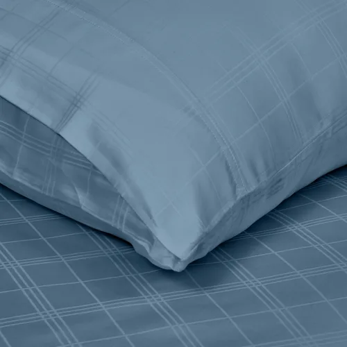 Vista 5 de Linenwalas Juego de sábanas refrescantes de Tencel de 4 piezas, juego de sábanas cortas de seda suave, juego de ropa de cama con autocomprobaciones