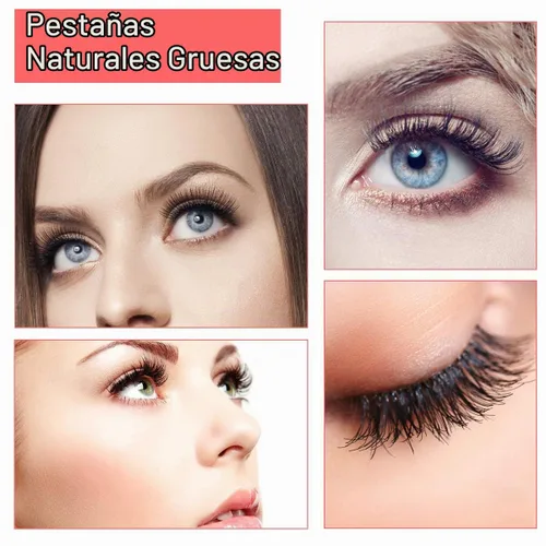 Vista 5 de Leipple Pestañas postizas, 5 pares, pestañas profesionales reutilizables de visón 3D, pestañas postizas hechas a mano naturales gruesas y esponjosas