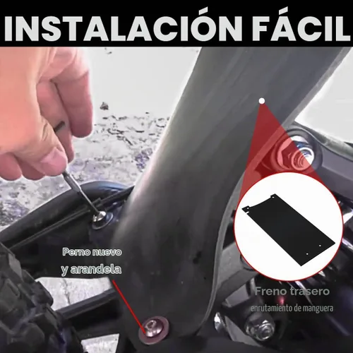Vista 6 de Protector de parachoques más largo, guardabarros de absorción de impactos mejorado, protector de cubierta contra el polvo para el guardabarros