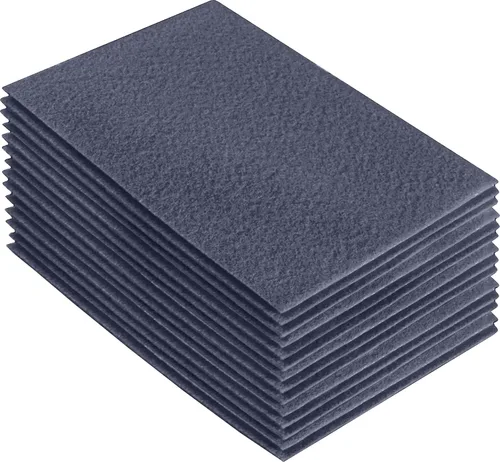 Vista 73 de FabricLA Hojas de fieltro acrílico para manualidades, cuadrados de fieltro precortados suaves de 4 x 4 pulgadas (3.9 in x 3.9 in), utiliza hojas