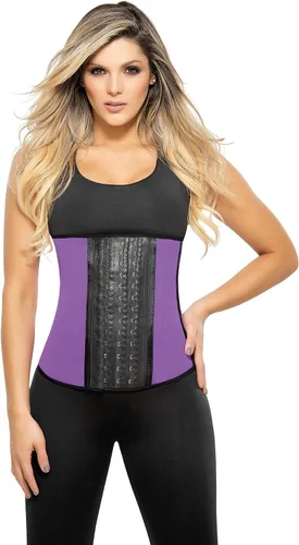 Vista 2 de Ann Chery Womens Classic 3 Hooks Latex Waist Cincher Shapewear
