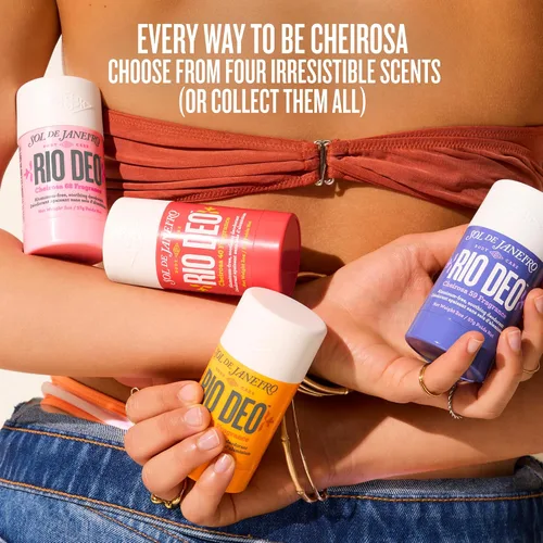 Vista 7 de Sol de Janeiro Rio Deo - Refillable Aluminum Free Deodorant Prevents Odor, Gently Exfoliates, Evens Skin Tone