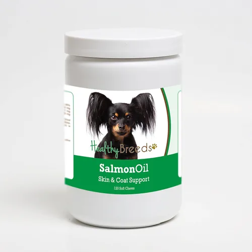 Vista 315 de Healthy Breeds Affenpinscher - Masticables suaves de aceite de salmón, 90