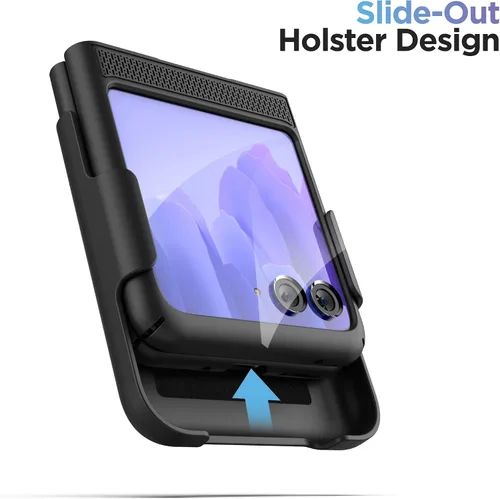 Vista 6 de Encased DuraClip - Funda para Motorola Razr Plus 2023 con clip para cinturón, carcasa RAZR+ (RAZR 40 Ultra)