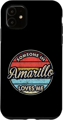 Vista 8 de iPhone 16 Someone In Amarillo Loves Me City US USA Case