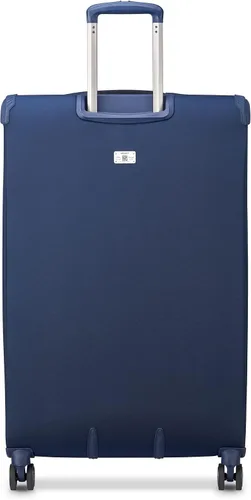 Vista 55 de DELSEY PARIS Helium DLX Softside - Maleta expandible con ruedas giratorias, azul marino, a cuadros, mediano de 25 pulgadas