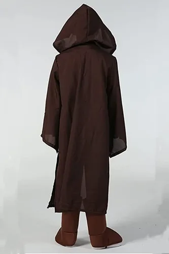 Vista 3 de Kids Boys Costume Robe Tunic Cloak Cosplay Outfit