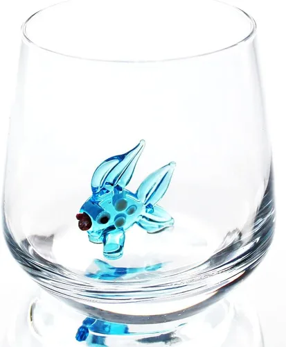 Vista 12 de Taza de vidrio 3D con bonita figura de animal en el interior, figura de cangrejo de vidrio soplado a mano en el interior, vaso sin tallo para vino