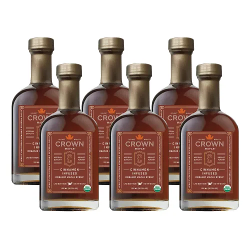 Vista 12 de Crown Maple Jarabe de Arce Orgánico con Sabor a Mantequilla Marrón, Sin Gluten, Sin Conservantes, Sin OMG, para Panqueques, Gofres y Tostadas