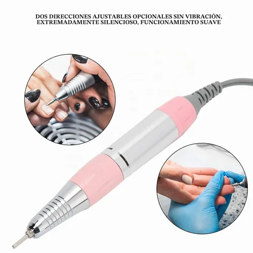 Vista 9 de Pluma de pulido y pulido de uñas de metal - Pieza de mano de repuesto para máquina de taladro de uñas