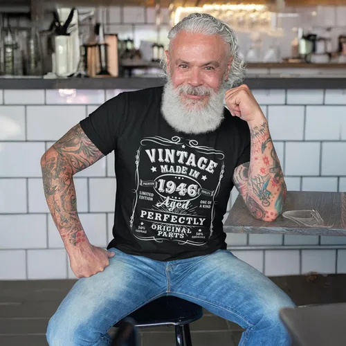 Vista 36 de Camiseta de cumpleaños para hombre, leyendas nacieron en 19XX, camiseta Negro