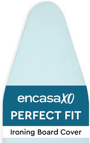 Vista 13 de Encasa XO Funda y Almohadilla para Tabla de Planchar 49"x18" - Cubierta de Fieltro de 4mm para Tabla de Planchar Ancha con Acolchado - Resistente al