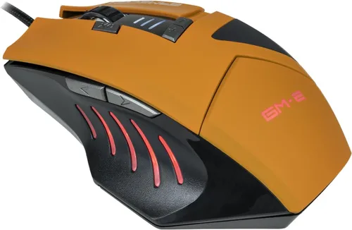 Vista 2 de GameCom GM-2 Advanced Wired Gaming Mouse - Sensor óptico HyperGlide - 8 botones programables - Diseño ergonómico - Iluminación RGB personalizable